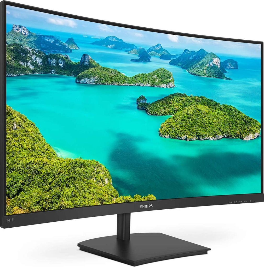 Gebogener PC-Bildschirm - PHILIPS 241E1SC / 00 - 23,6 FHD - Produktbild 
