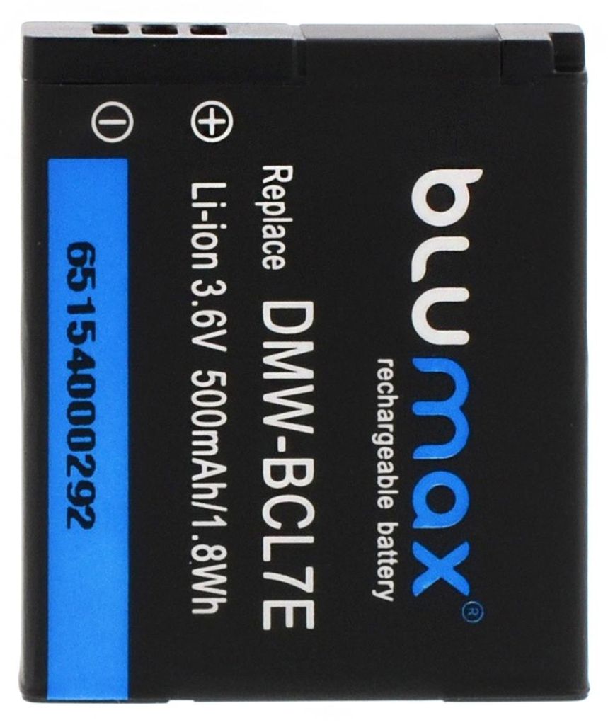 2x Blumax Akku | für Panasonic DMW-BCL7 Digitalkamera | Produktbild 