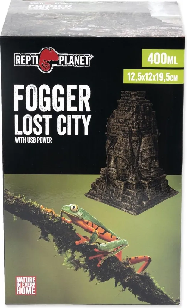 Fogger Repti Planet Lost City design ruine pour décor de terrarium