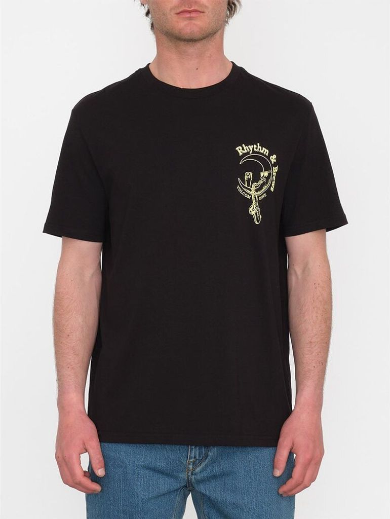 Volcom Rhythm 1991 Bsc Kurzarm-t-shirt Schwarz S Mann Schwarz S