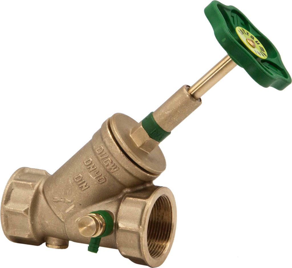 1 1/2" KFR Schrägsitzventil mit Rückflussverhinderer und Entleerung 1/4“ : 1 1/2 Zoll Größe: 1 1/2 Zoll