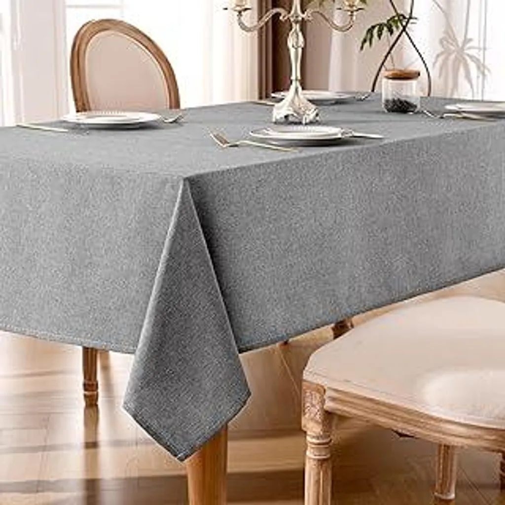 Tovaglia da Esterno Grigia Idrorepellente 100x140 per Balcone