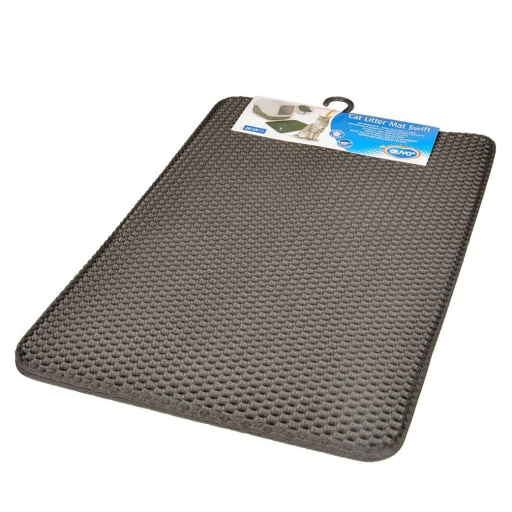 Duvoplus Katzenstreu-Matte Swift 45x65 cm Schwarz Produktbild 