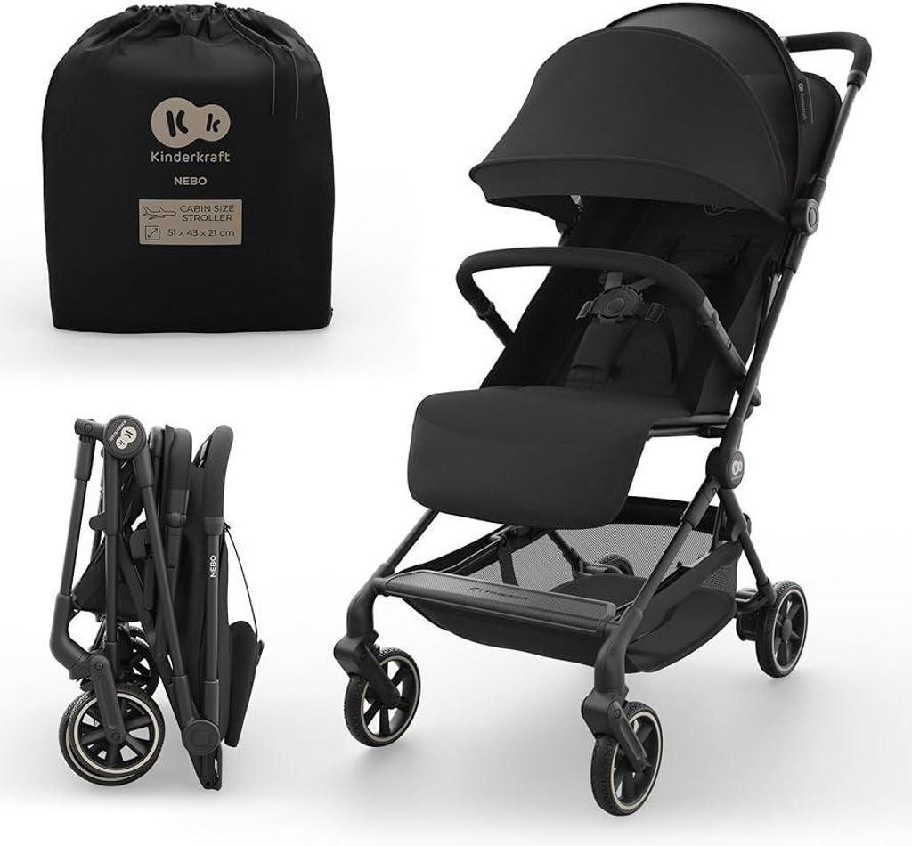 Poussette cabine Kinderkraft NEBO ultra-légère, mécanisme Image du produit 