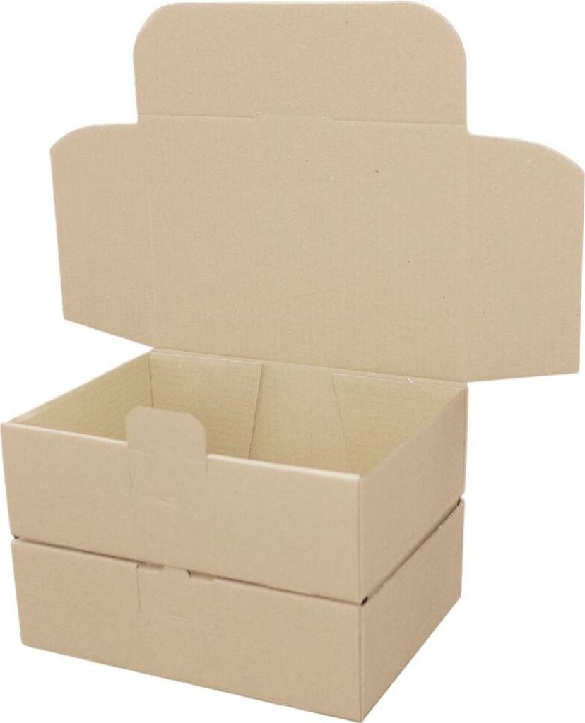 Maxibrief Karton Weiß/Braun 160 x 110 x 50 mm braun 200 Stück