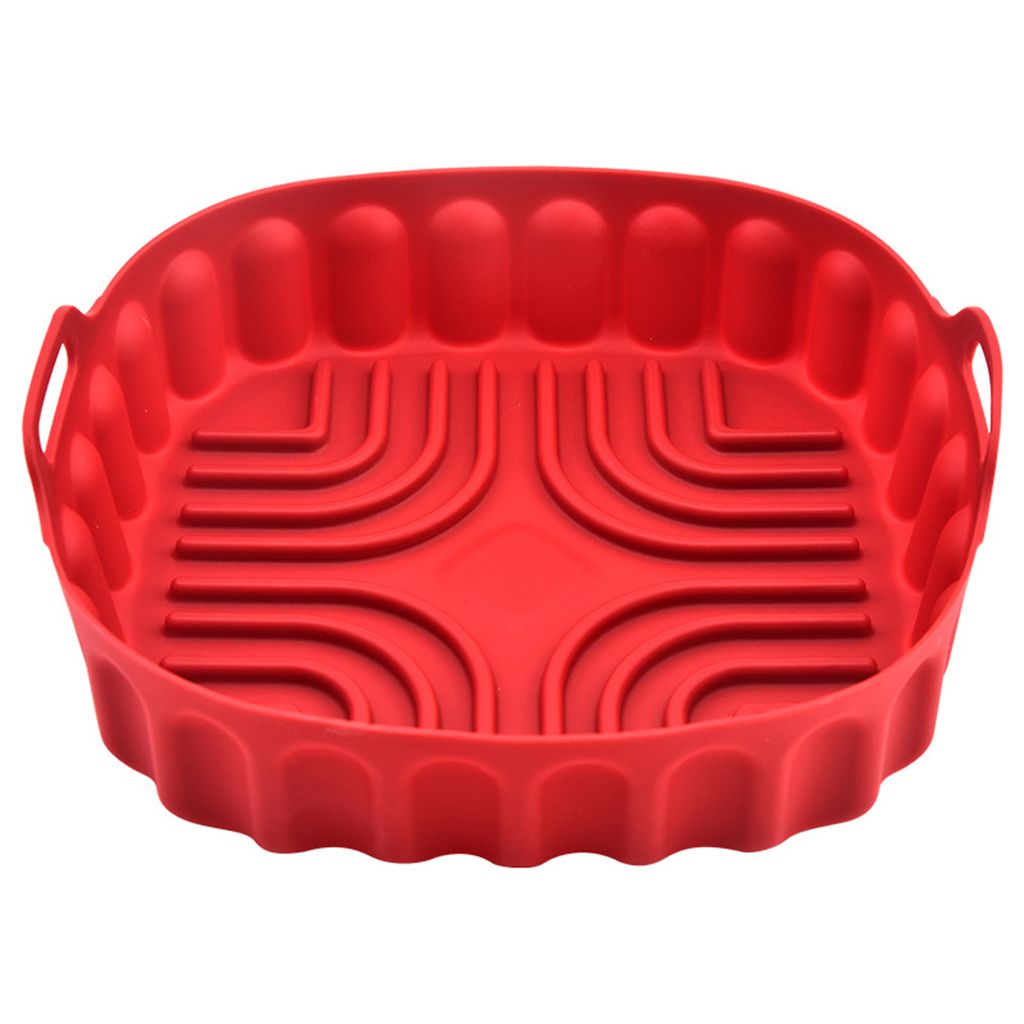 Wiederverwendbare Backform, antihaftbeschichtet, wasserdicht, quadratisch, Silikon, Fritteuse-Einlage, Grill-Backform-Matte, Küchenzubehör