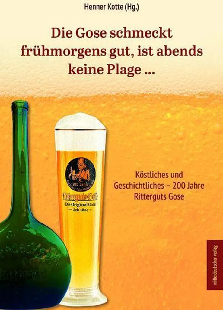 Chope à bière décorative Gose en céramique avec texte gravé - 0.5L