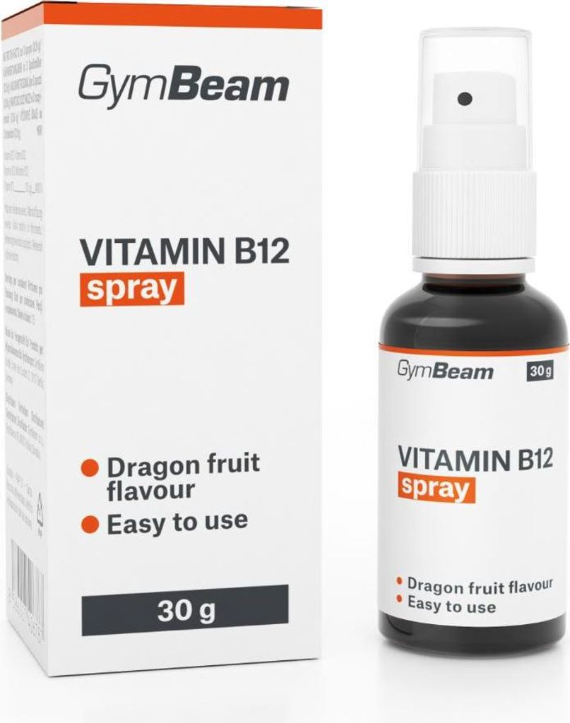 GymBeam - Vitamin B12 Spray 30 g dragon fruit