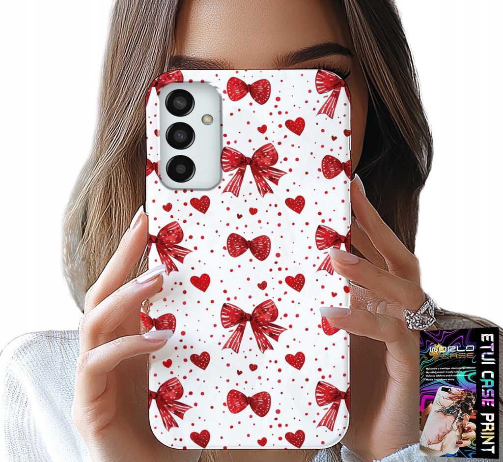 Fall Für Samsung Galaxy M13 4G - Rote Schleife Mode-Designs