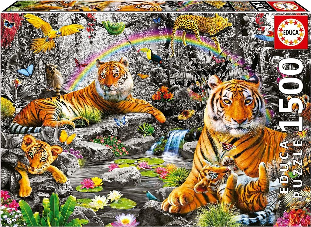 Educa - Puzzle Brillant Jungle - 1500 dielov