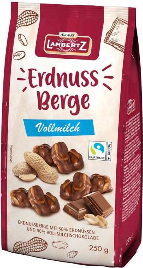 Lambertz Erdnussberge Vollmilch 250g Produktbild 
