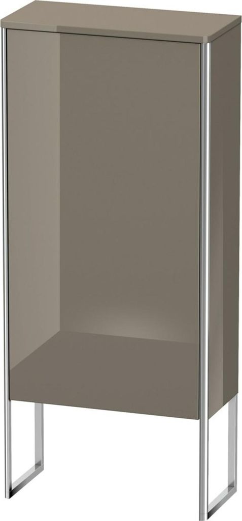 Duravit XSquare Halbhochschrank, eine Tür Anschlag rechts, 2 Glasfachböden, 500x1136x236mm, XS1304R8989