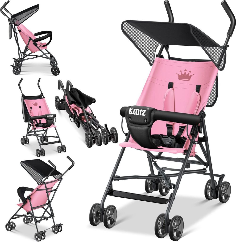 KIDIZ® Kinderwagen CITY Buggy Kinderbuggy klappbar Produktbild 