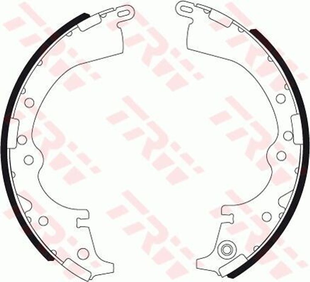 TRW GS7333 - OE 04495 0K010 Bremsbackensatz für Hilux