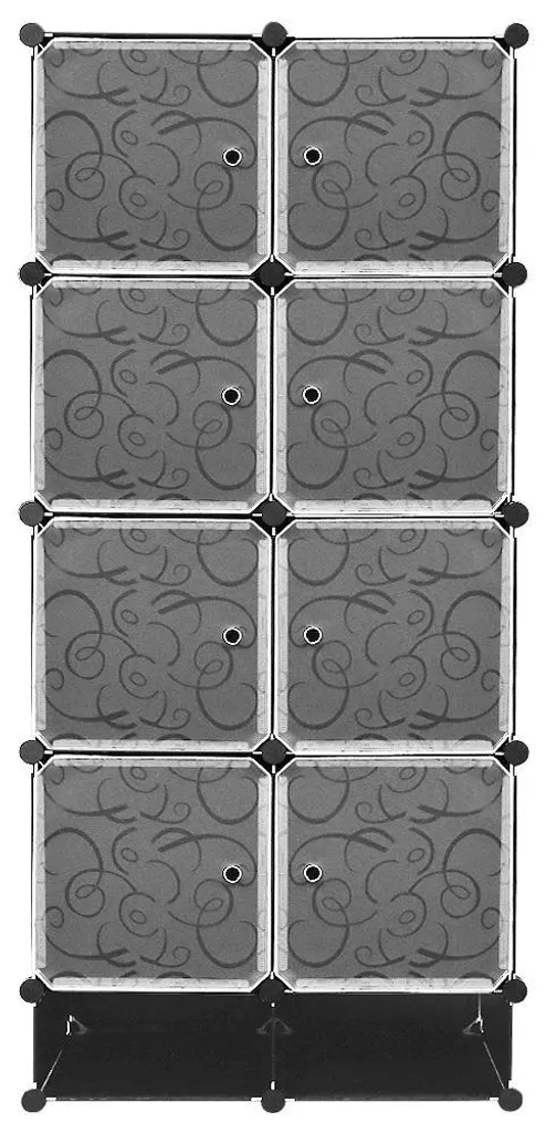 Dressing modulable gain de place - Armoire noire pour petite chambre