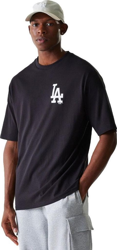 New Era Mlb Food Graphic Oversized Los Angeles Dodgers Kurzarm-t-shirt Schwarz S Mann Schwarz S