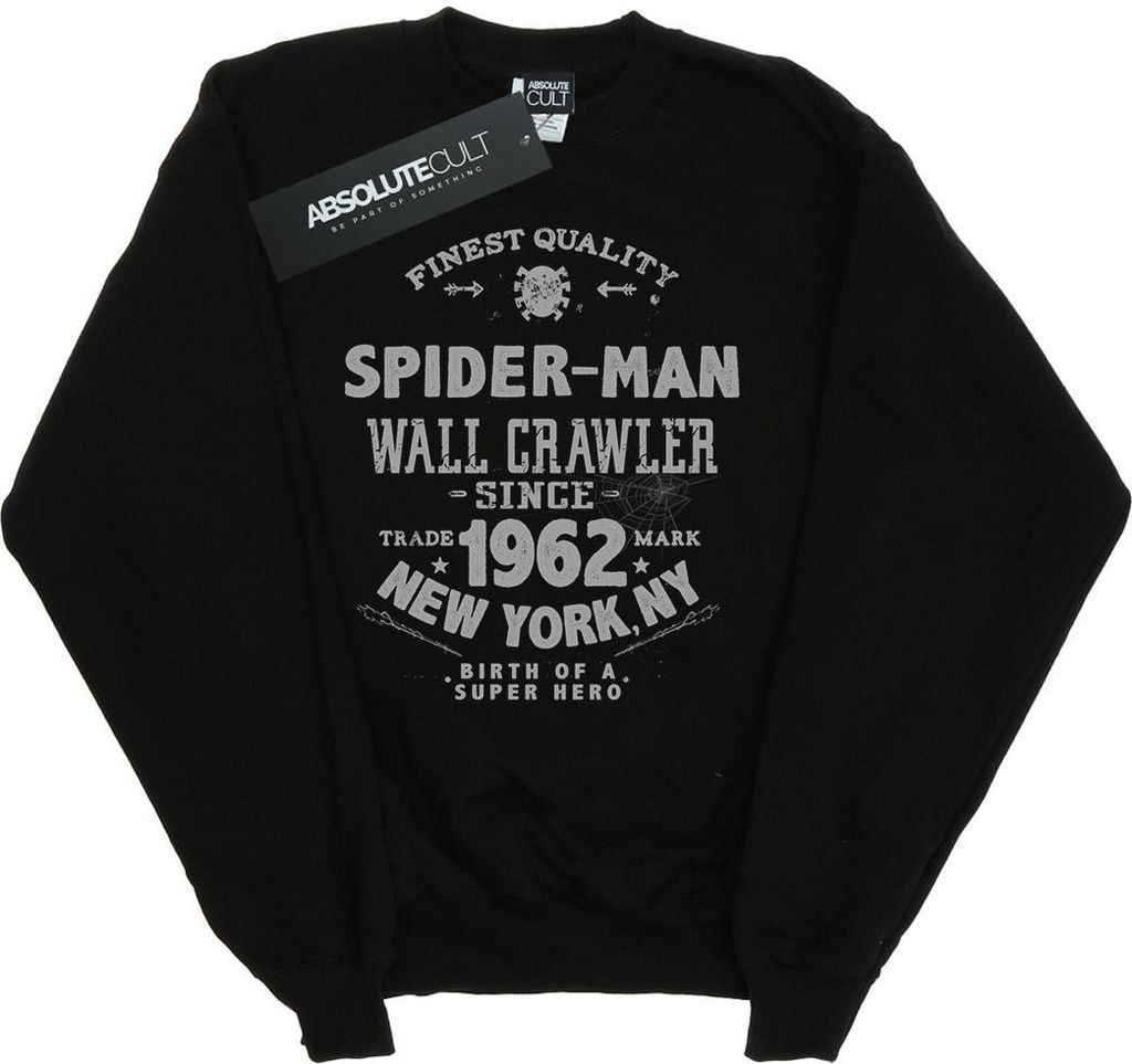 Marvel - "Finest Quality" Sweatshirt für Herren BI44694 (XXL) (Schwarz)