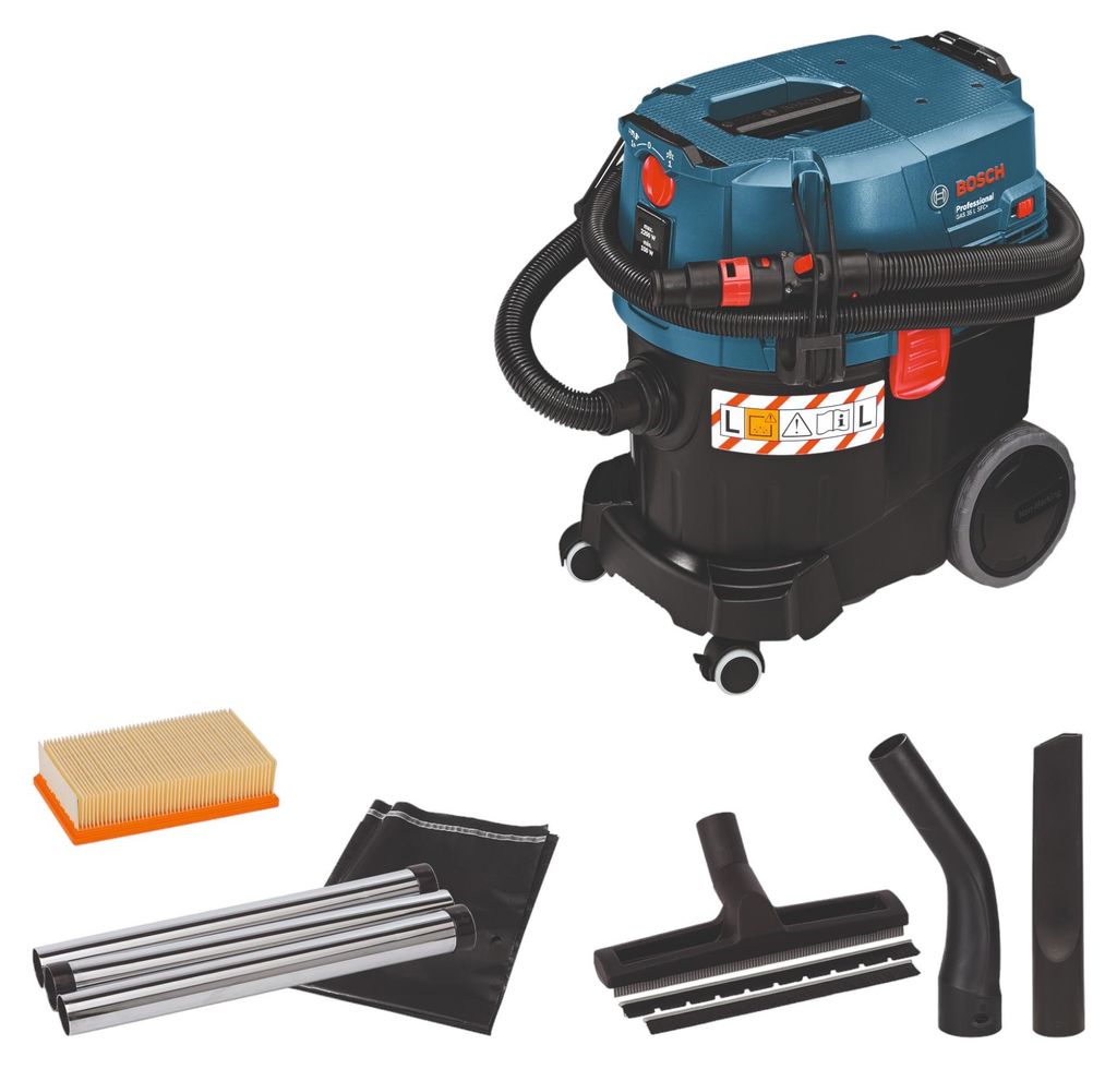 Bosch GAS 35 L SFC+ Professional, Suché a mokré, Černá, Obrázek produktu 