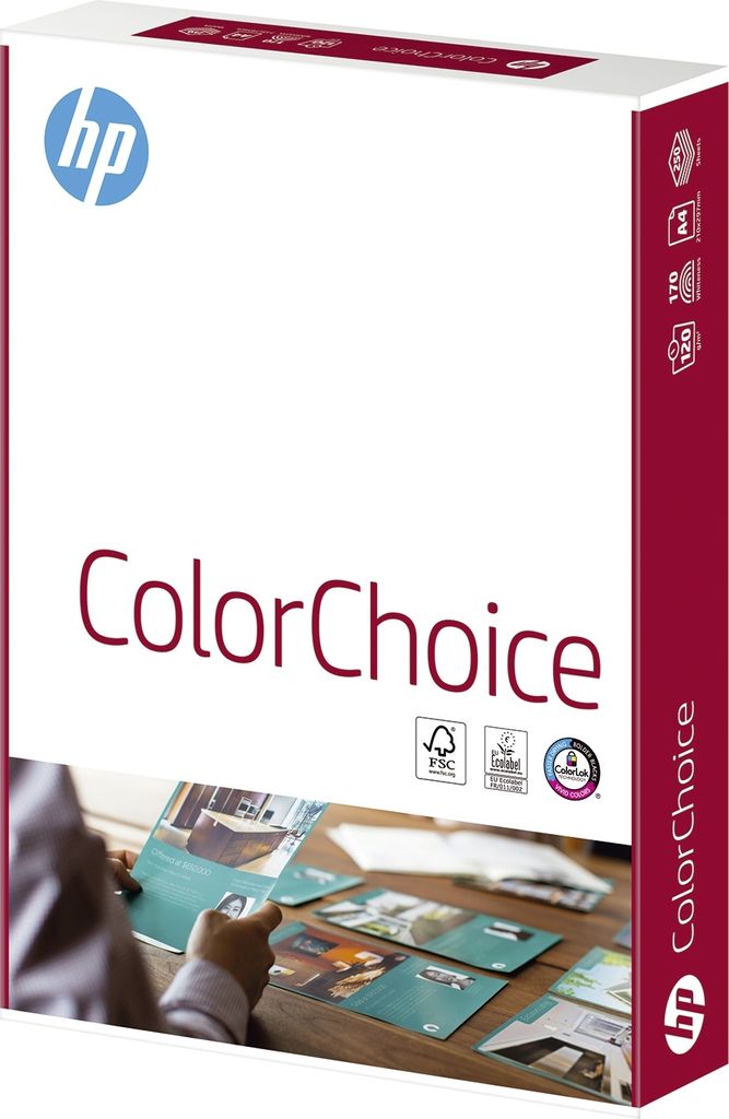 HP ColorChoice A4 120gr 4*500pc, Laser-/Inkjet-Druck, A4 Produktbild 