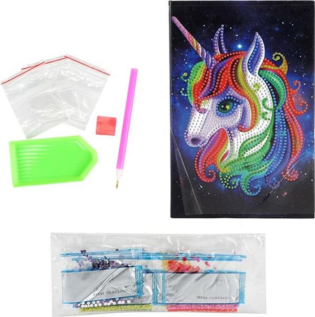 Diamond painting Notizbuch kreatives Spielzeug mehrfarbig Papier