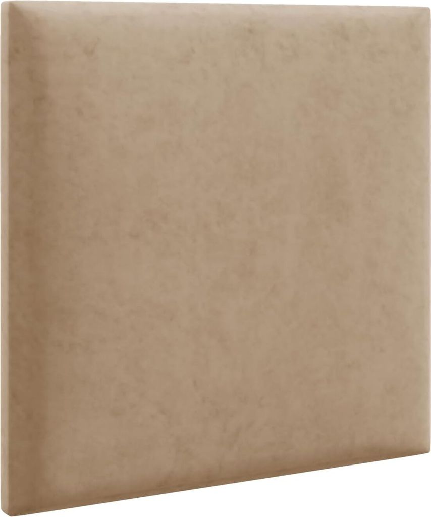 LIKMA Wandkissen Stoff Polsterpaneel Beige 40x30 cm Gepolstert Wandkissen Bett Polsterpaneel Wandpolster Kopfteil Kopfenden Stoff: Riviera 24