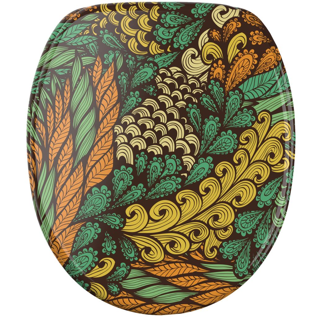 SANILO WC-Sitz mit Absenkautomatik Velora, Toilettendeckel direkt vom Hersteller, Klodeckel, Klobrille, WC Deckel, Toilettensitz, Toilettenbrille