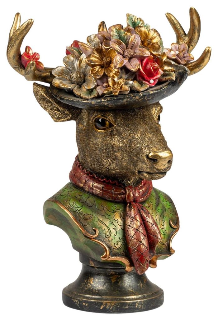 Formano Hirsch Büste Deko Hirschkopf Skulptur 40 cm Produktbild 