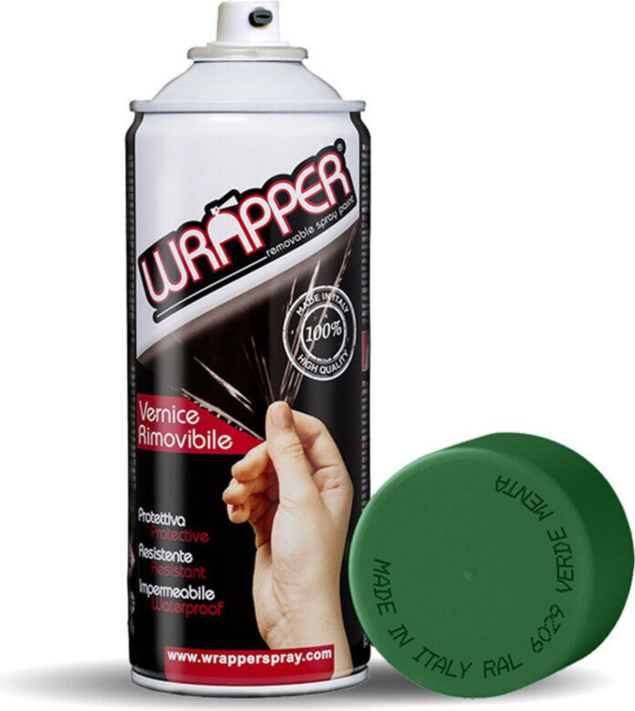 Peinture amovible Spray Wrapper couleur Ral 6029 vert Image du produit 