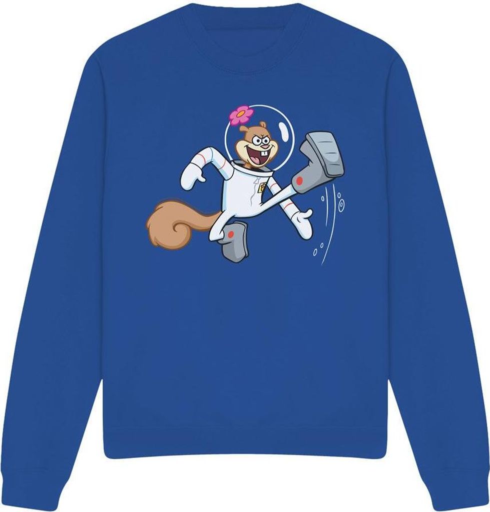 SpongeBob SquarePants - "Karate" Sweatshirt für Herren/Damen Uni TV12830 (M) (Königsblau)