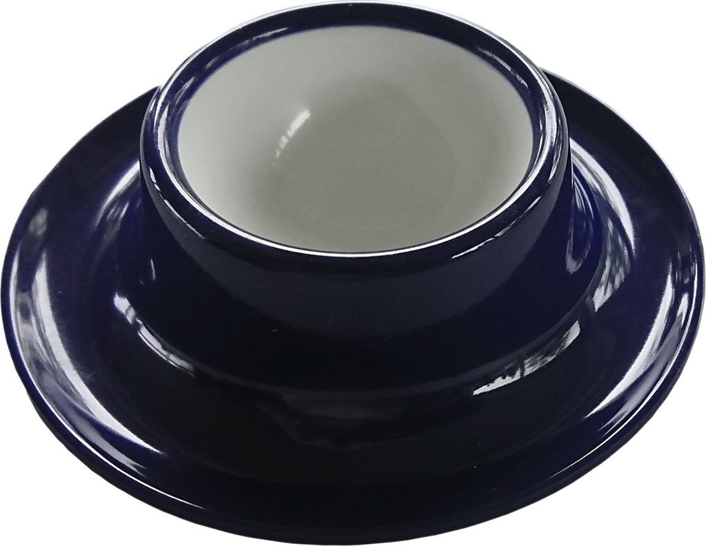 Coquetier bleu marine Mélamine seul Image du produit 