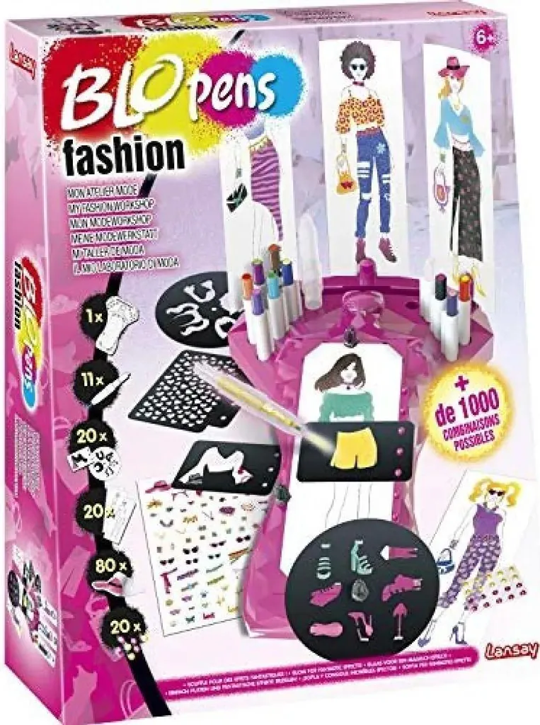 Activité Créative Enfant : Blopens Set Dessin de Mode Lansay Plastique - 7