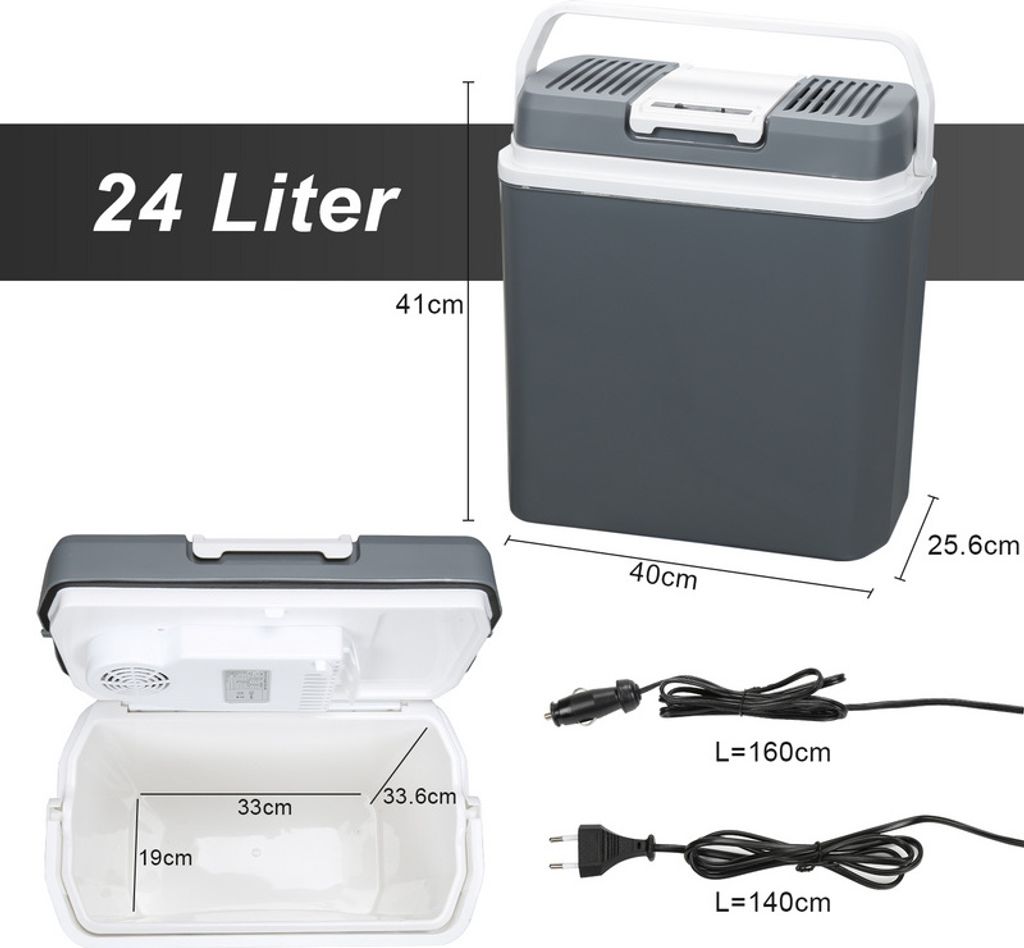 SWANEW Kühlbox elektrisch 24L Mini-Kühlschrank 230 V und 12 Produktbild 6