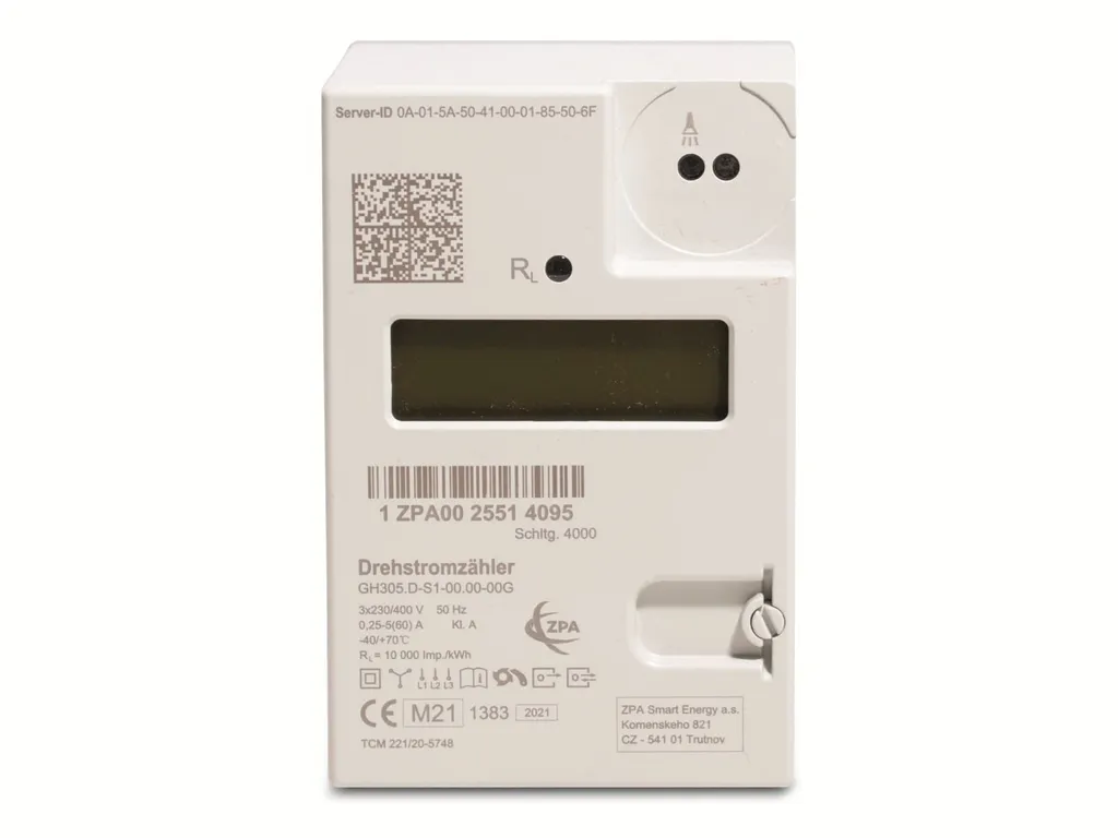 Compteur électrique triphasé ZPA MID COUNTTEC pour tableau électrique - 3