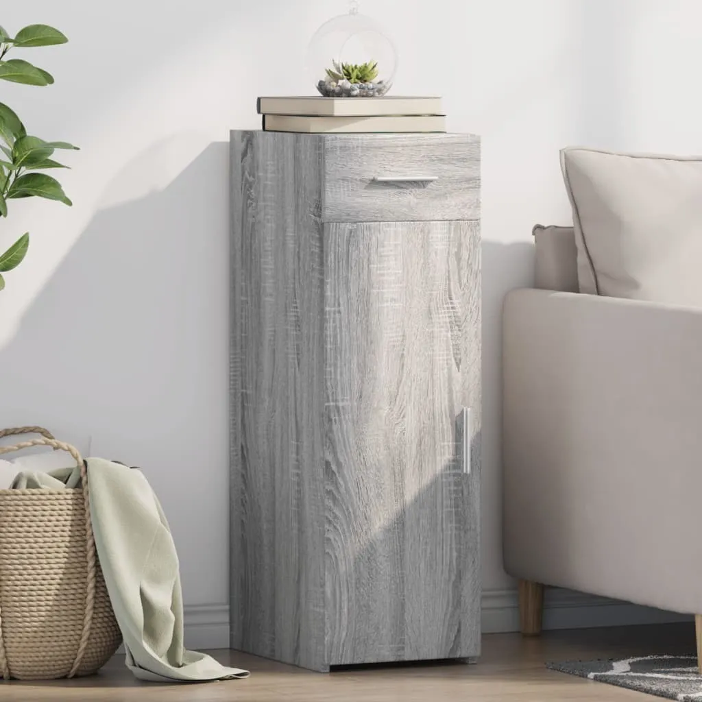 Credenza Grigio Sonoma Maison Exclusive 30x42,5x93 cm - Mobile Salotto