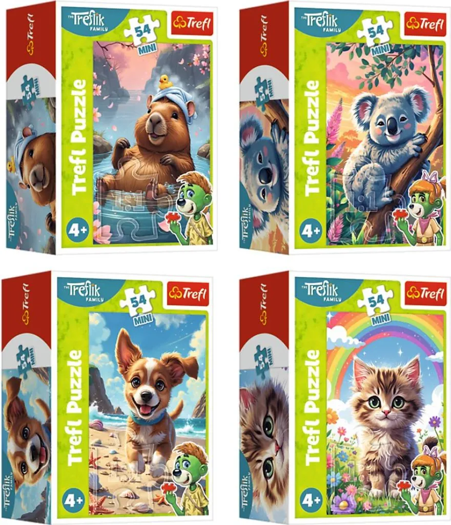 Puzzle Trefl 54109 : Fini l'Ennui ! Un Jeu Éducatif de 54 Pièces pour Enfant