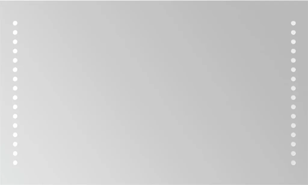 specchio da bagno vidaXL LED 30x50 cm