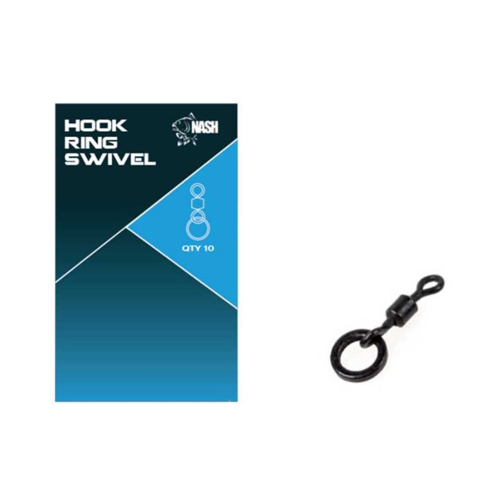 Nash Hook Bead Ring Swivels Karpfenangeln Zubehör