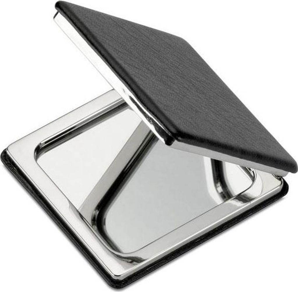 MidOcean - Taschenspiegel "Glow", Magnetisch MO1397 (Einheitsgröße) (Schwarz)