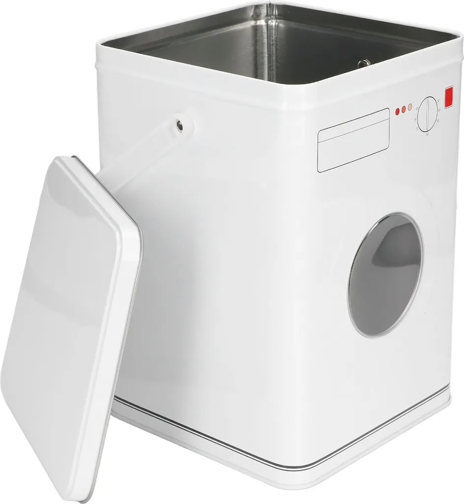 Boîte de conservation pour savon à lessive avec poignée en bois naturel