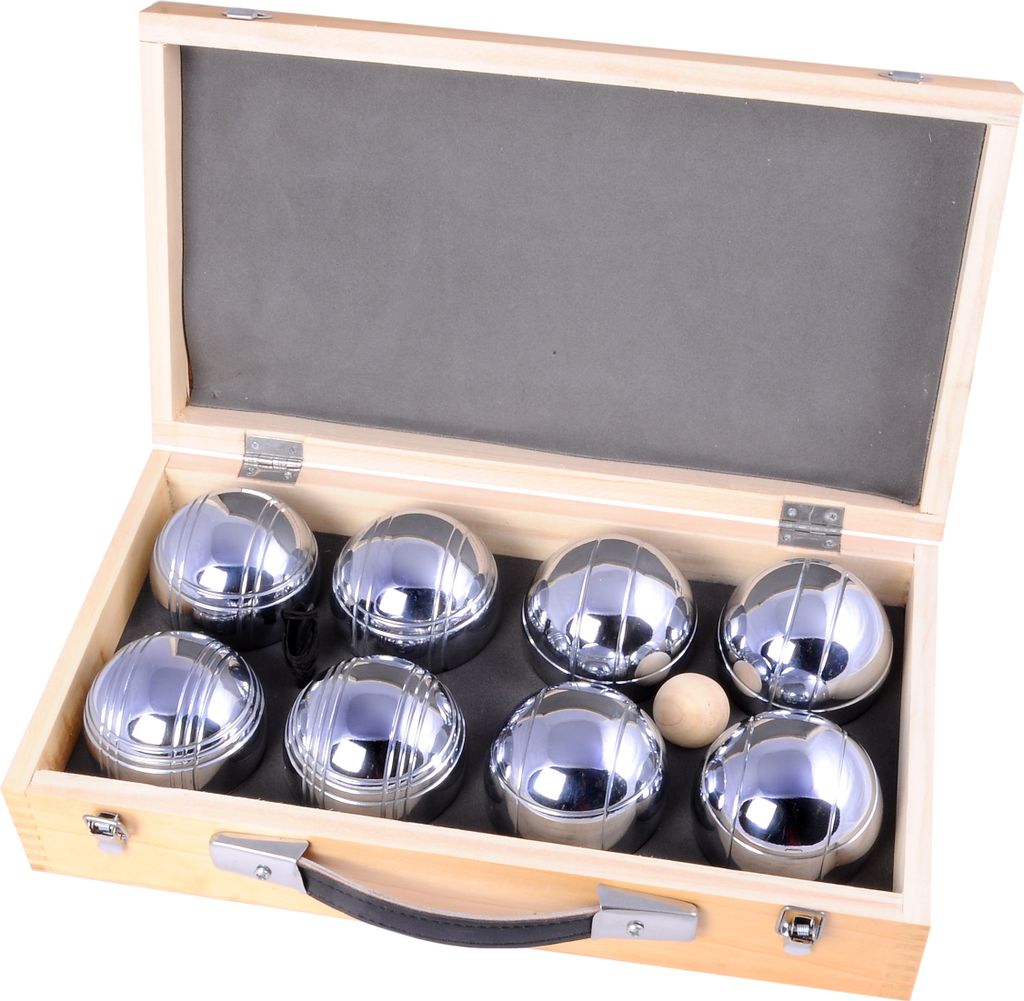 Engelhart Longfield Games Jeu De Boule 8 kul - W drewnianym Zdjęcie produktu 