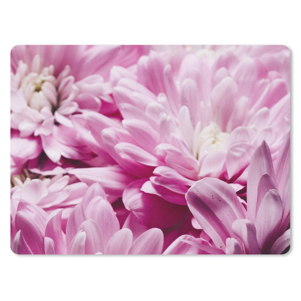 MuchoWow Mauspad Mousepad Blumen - Rosa - Natur 40x30 cm - Mousepads - Maus Mat - Pad - Mausunterlage - Anti Rutsch