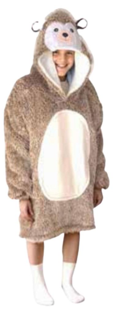Bluza koc Oversize dla dzieci Jeż Cozy Noxxiez CH329