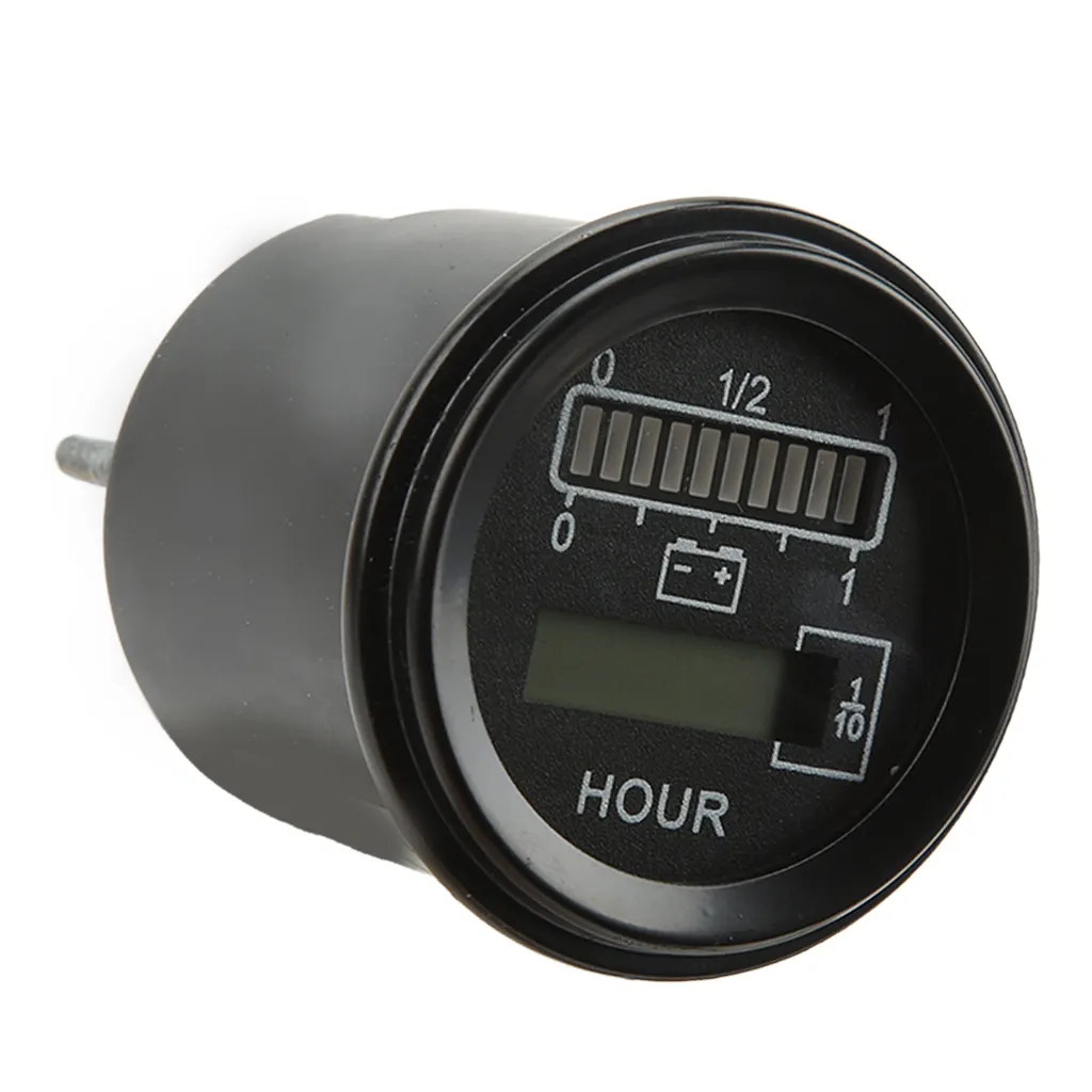 Jauge de batterie ronde LED 12V 24V pour chariot élévateur électrique