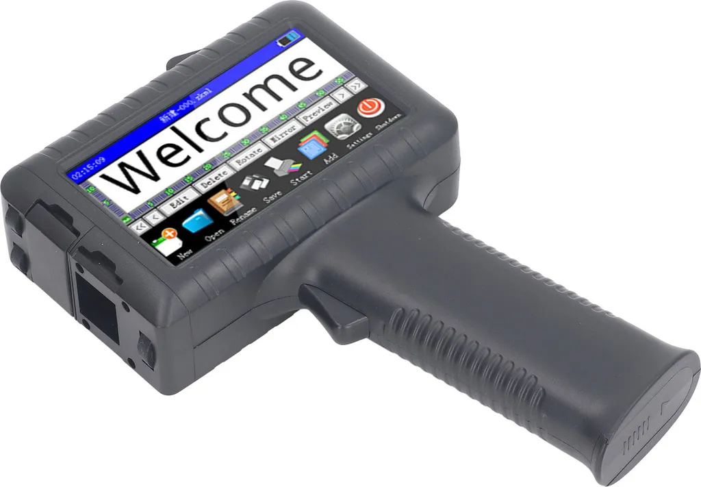 Mini imprimante logo portable avec écran tactile LED HD multilingue - 7