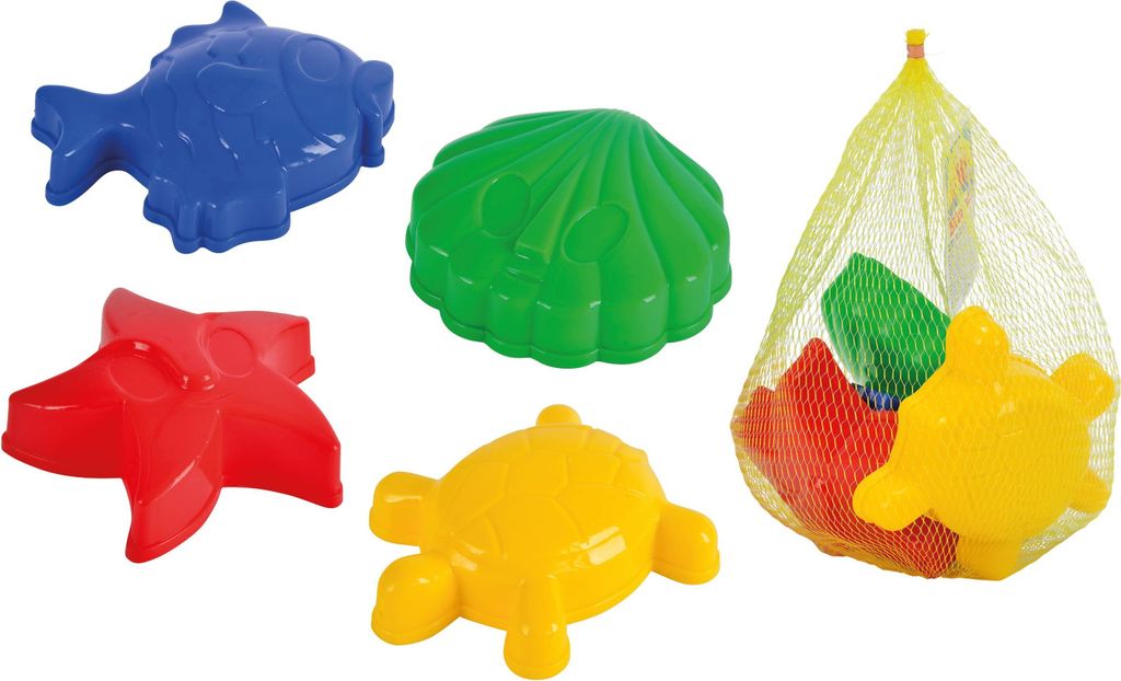 Bábovičky 12 cm morské zvieratká - 4 ks Obrázok produktu 