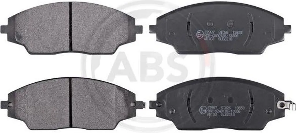 Plaquettes de frein A.B.S. 37987 pour Aveo - Qualité OE 95231012