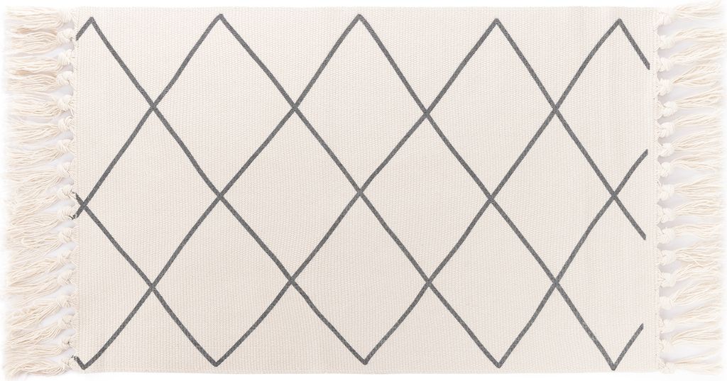 Navaris Boho Badematte 80x50 cm aus Baumwolle - Bad Teppich Produktbild 7