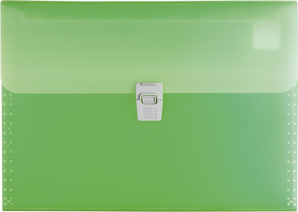 Fächermappe Fact! PP 10 Fächer grün Packung mit 6 Stück