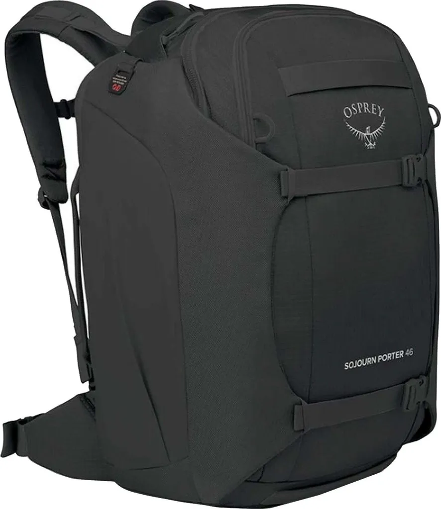 Sojourn Porter 46 noir - Sac à dos avec compression StraightJacket 56cm