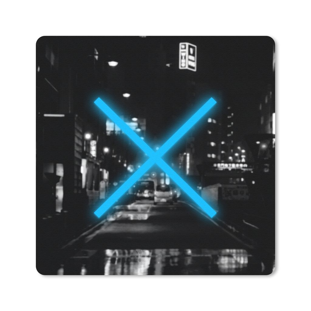 MuchoWow Gaming Mauspad Mousepad Spiel - Controller - Blau 30x30 cm - Mousepads - Maus Mat - Pad - Mausunterlage - Gaming